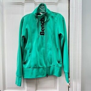 Bench Urbanwear zip up jacket. women's medium dual directional zipper